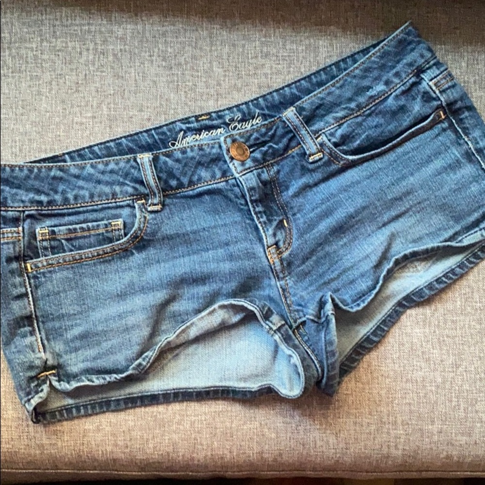 American Eagle Distressed Jean Shorts